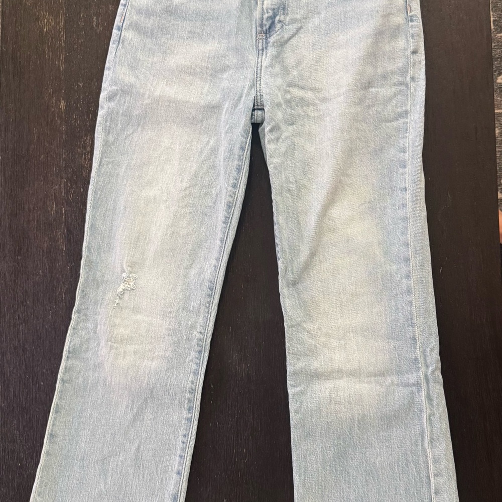 PISTOLA ALLY SUPER HIGH RISE ANKLE BOOT JEANS. ENDLESS VINTAGE WASH. SZ 26.